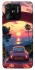 Чехол на Xiaomi Redmi 10C Porsche at sunset фото 1 из 1