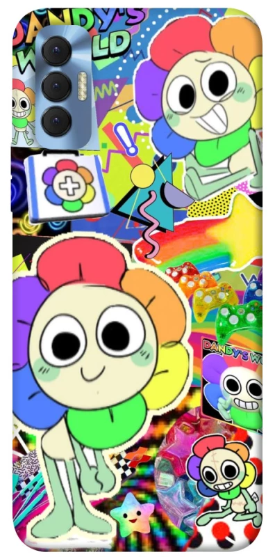 Чохол на TECNO Spark 8P Dandy world collage фото 1 з 1