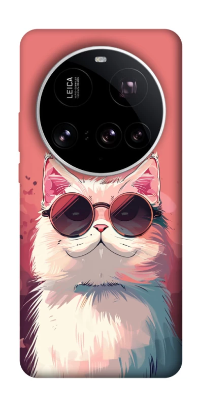 Чохол на Xiaomi 15 Ultra Сat with glasses фото 1 з 1