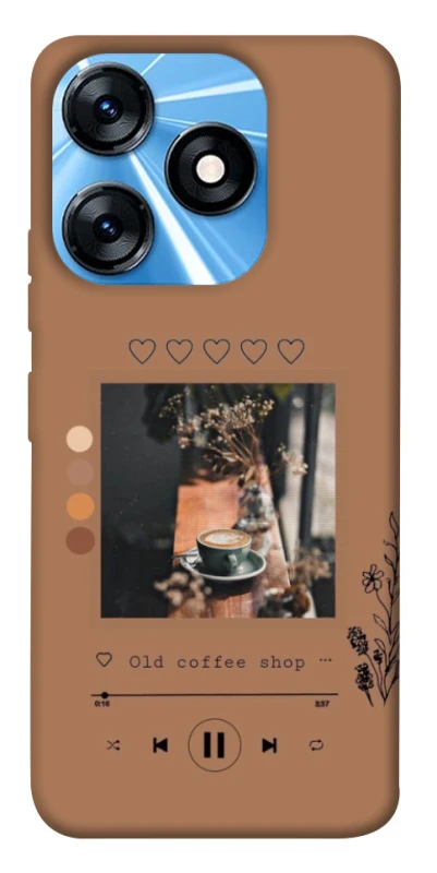 Чохол на TECNO Spark 10 Coffee player фото 1 з 1
