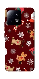 Чехол на Xiaomi 13 Новогодний v6 фото 1 из 1