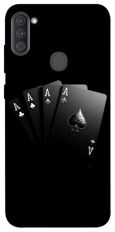 Чохол на Samsung Galaxy A11 Black Cards фото 1 з 1
