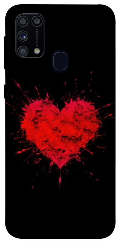 Чохол на Samsung Galaxy M31 Splash heart фото 1 з 1