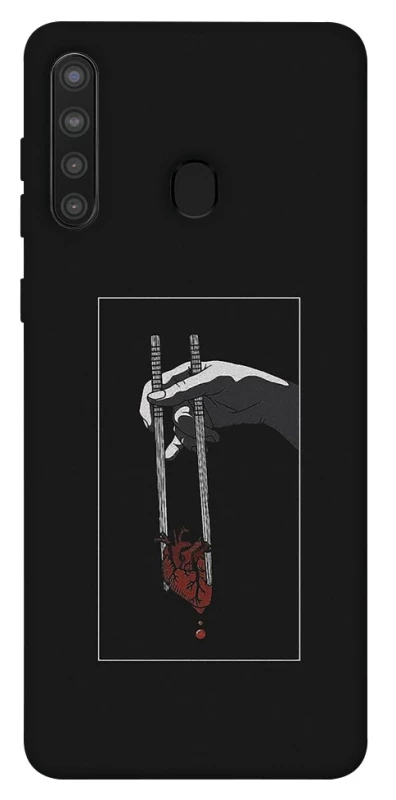 Чехол на Samsung Galaxy A21 Палочки сердцееда фото 1 из 1