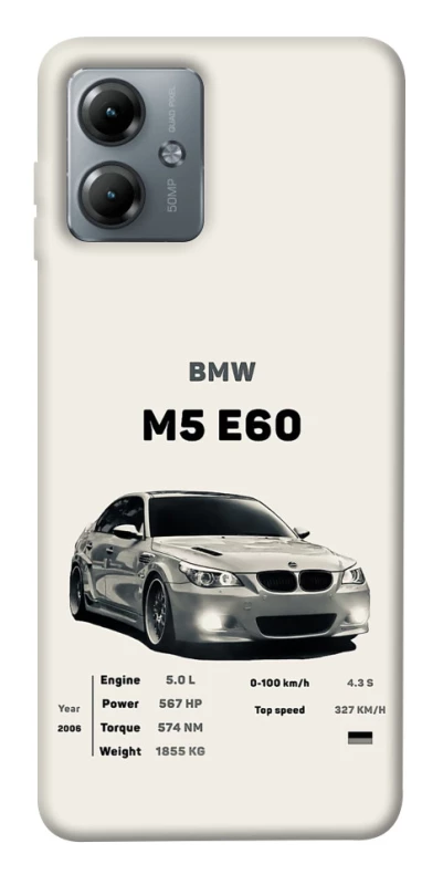 Чохол на Motorola Moto G14 BMW M5 E60 фото 1 з 1
