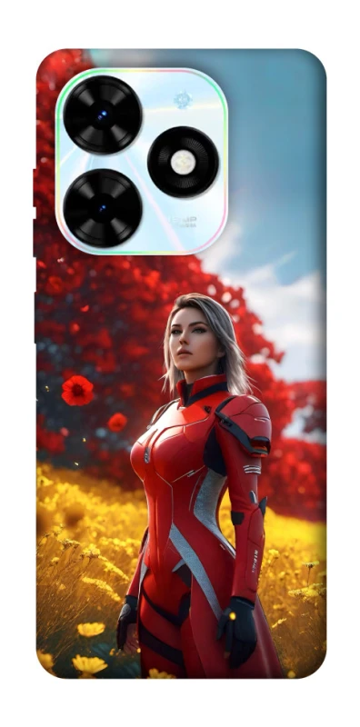 Чохол на TECNO Spark Go 2024 Cyber space girl ver.5 фото 1 з 1