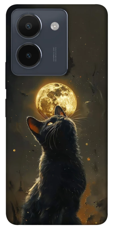 Чехол на Vivo Y36 Кот под луной v2 фото 1 из 1