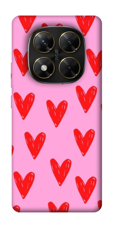 Чохол на Xiaomi Poco X7 Red hearts 2 фото 1 з 1
