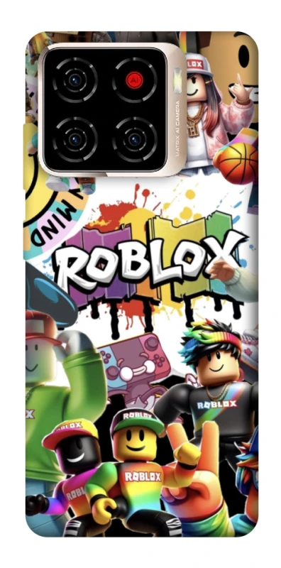 Чохол на ZTE Blade A56 Roblox Characters Collage фото 1 з 1