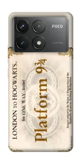 Чехол на Xiaomi Poco F6 Pro Ticket 9-3/4 фото 1 из 1
