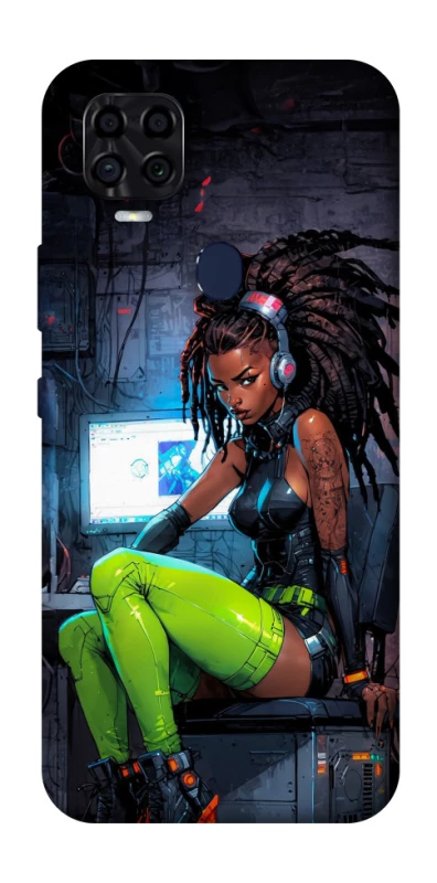 Чехол на ZTE Blade v2020 Cyber girl фото 1 из 1