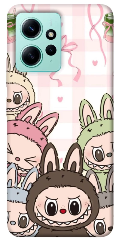 Чохол на Xiaomi Redmi Note 12 4G All Labubu 2 фото 1 з 1