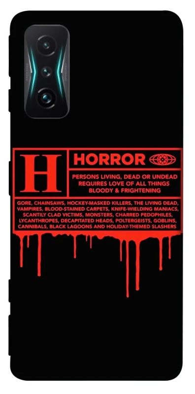 Чохол на Xiaomi Redmi K50 Gaming Horror Halloween фото 1 з 1