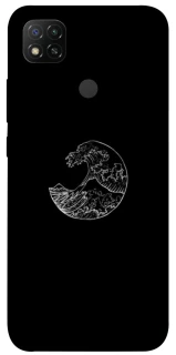 Чохол на Xiaomi Redmi 9C Black tsunami фото 1 з 1