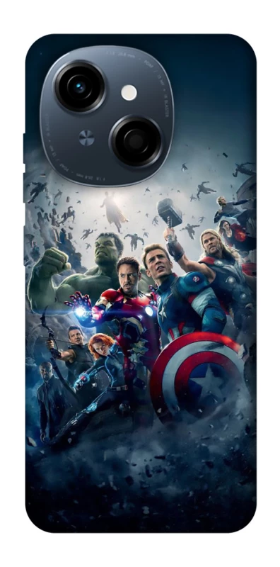 Чехол на TECNO Spark Go 1 Marvel heroes фото 1 из 1