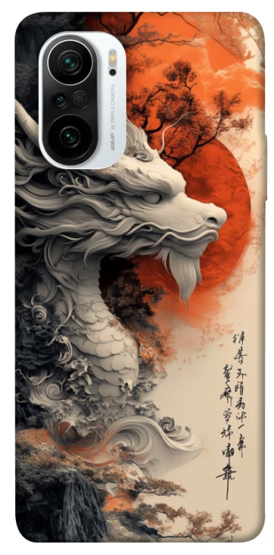 Чохол на Xiaomi Redmi K40 / K40 Pro / K40 Pro+ / Poco F3 white dragon фото 1 з 1