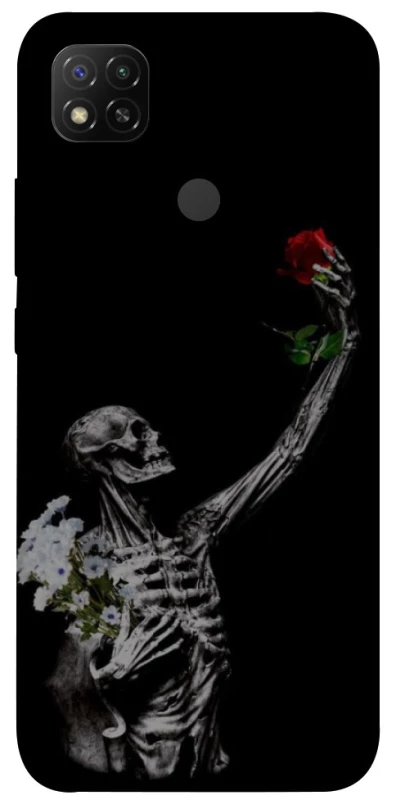 Чохол на Xiaomi Redmi 9C Skeleton vs Rose фото 1 з 1