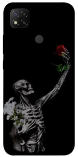 Чохол на Xiaomi Redmi 9C Skeleton vs Rose фото 1 з 1