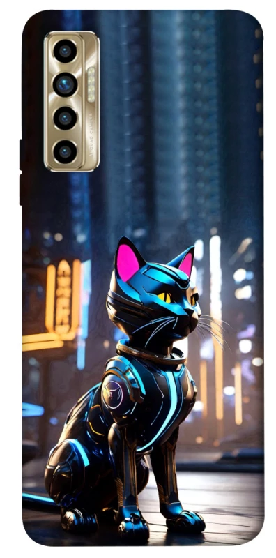 Чохол на TECNO Camon 17P Cyber cat фото 1 з 1