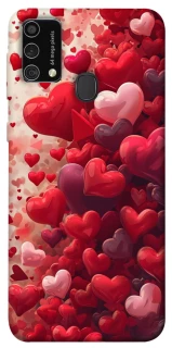 Чохол на Samsung Galaxy M21s Many hearts фото 1 з 1