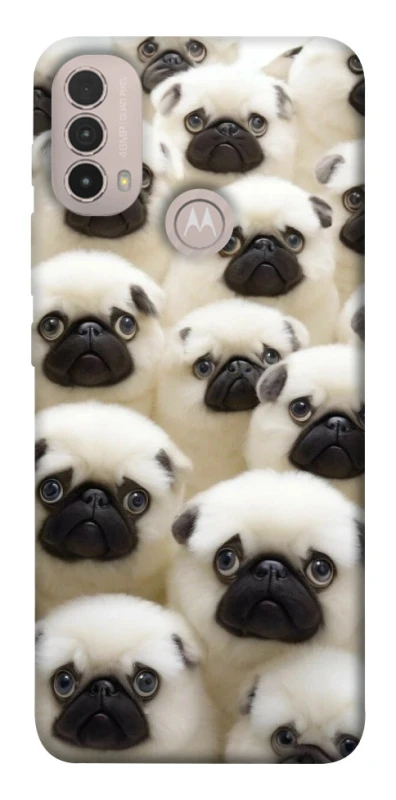 Чохол на Motorola Moto E40 Doggy Pug Love фото 1 з 1