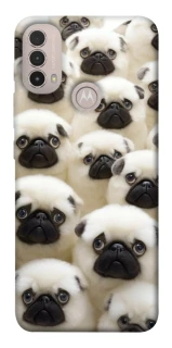 Чехол на Motorola Moto E40 Doggy Pug Love фото 1 из 1