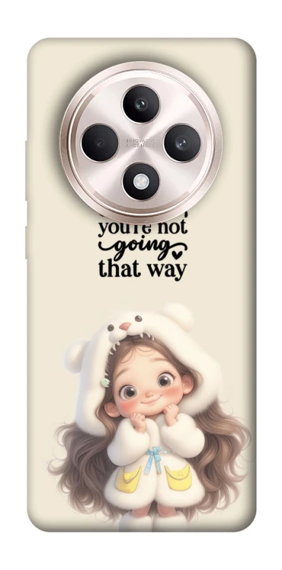 Чехол на Oppo Reno 12 F 4G/5G Don't look back фото 1 из 1