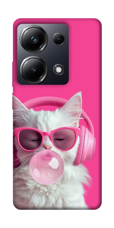 Чехол на Xiaomi Poco M6 Pro 4G Pink kitty фото 1 из 1