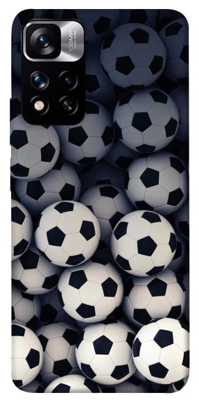 Чохол на Xiaomi Redmi Note 11 5G Футбольні м'ячи фото 1 з 1