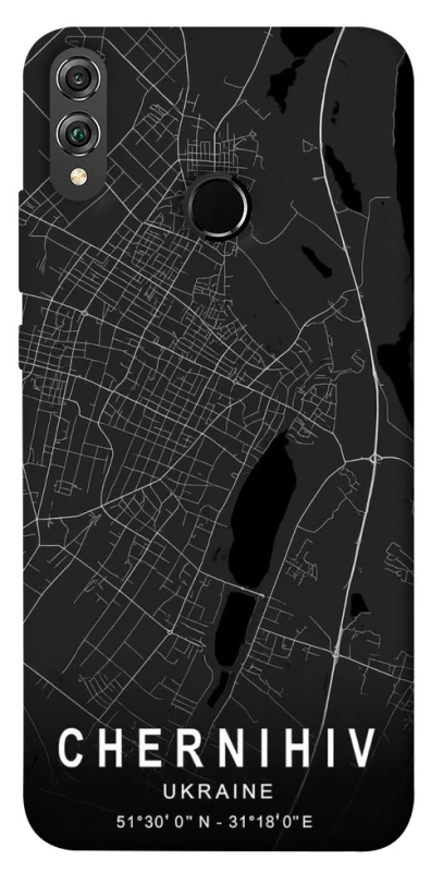 Чохол на Huawei Honor 8X Chernihiv map фото 1 з 1