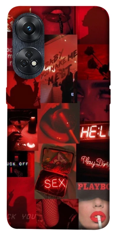 Чехол на Oppo Reno 8T 4G Love collage ver.3 фото 1 из 1