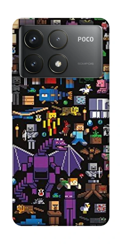 Чохол на Xiaomi Poco F6 Pro Minecraft v5 фото 1 з 1