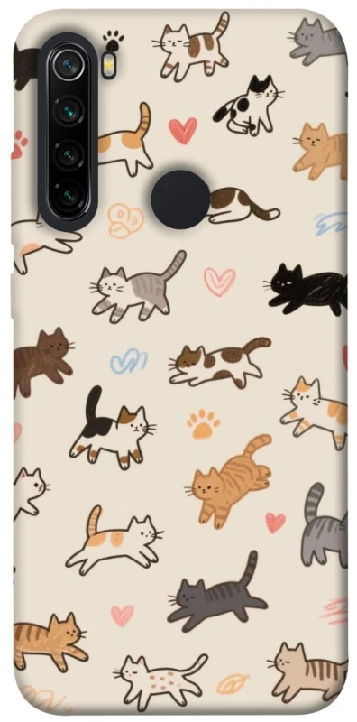 Чохол на Xiaomi Redmi Note 8 Cat style ver.2 фото 1 з 1