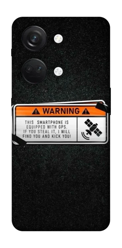 Чохол на OnePlus Nord 3 Warning фото 1 з 1