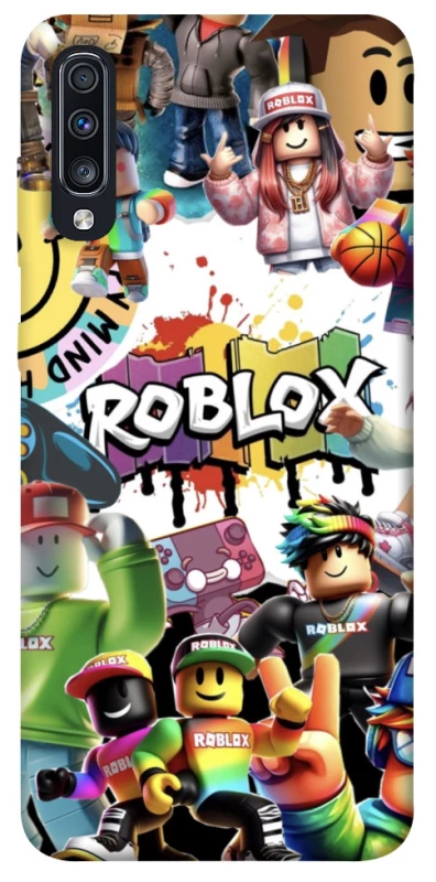Чохол на Samsung Galaxy A70 (A705F) Roblox Characters Collage фото 1 з 1
