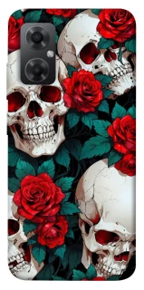 Чехол на Xiaomi Redmi Note 11R skull and rose фото 1 из 1