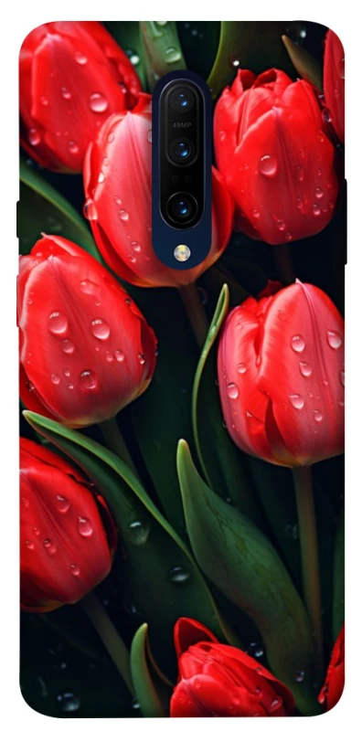Чохол на OnePlus 7 Pro Червоні тюльпани фото 1 з 1