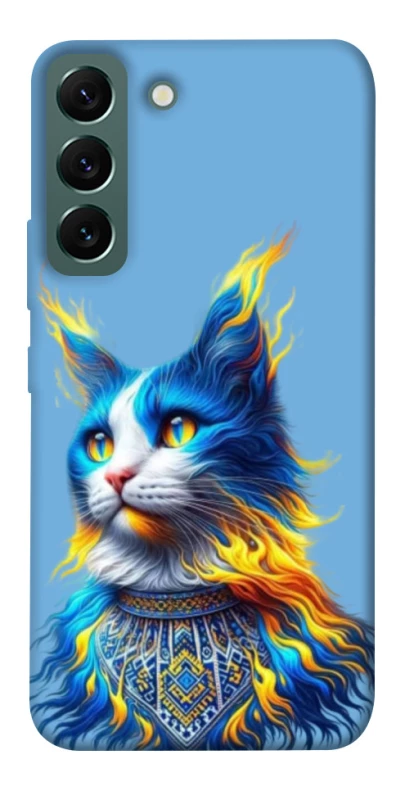 Чехол на Samsung Galaxy S22 Кот патриот фото 1 из 1