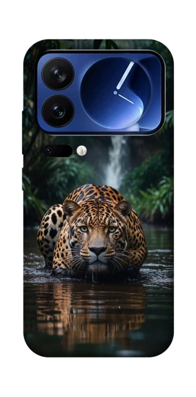 Чохол на Xiaomi Poco F7 Ultra Leopard in water фото 1 з 1