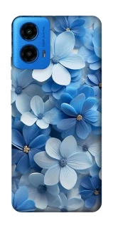 Чехол на Motorola Moto G45 Синие цветы фото 1 из 1