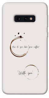 Чехол на Samsung Galaxy S10e Coffee with you фото 1 из 1