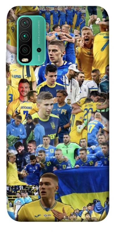 Чехол на Xiaomi Redmi Note 9 4G / Redmi 9 Power UA-Football ver.6 фото 1 из 1
