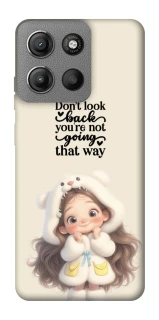 Чехол на Motorola Moto G15 Power Don't look back фото 1 из 1