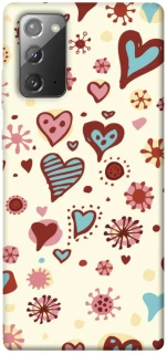 Чохол на Samsung Galaxy Note 20 Pretty hearts фото 1 з 1