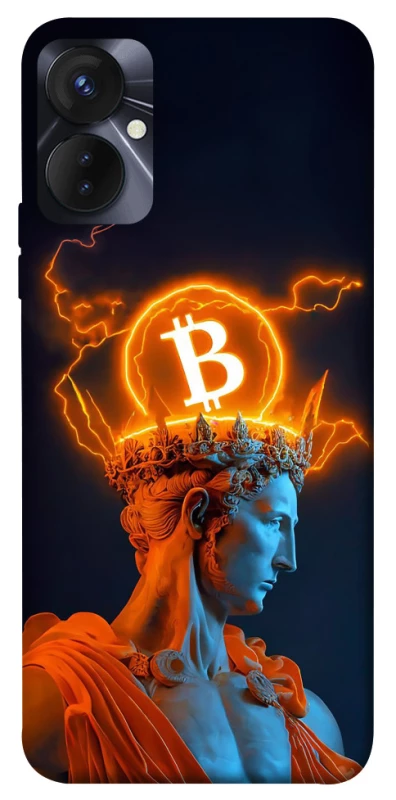 Чохол на TECNO Spark 9 Pro (KH7n) Bitcoin God фото 1 з 1