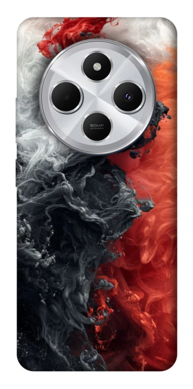 Чохол на Xiaomi Redmi 14C / Poco C75 Black and Red фото 1 з 1