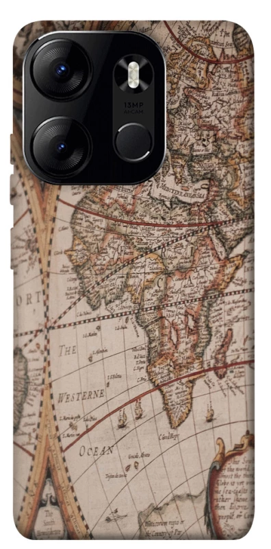 Чехол на Tecno Spark Go 2023 Карта путешествий фото 1 из 1