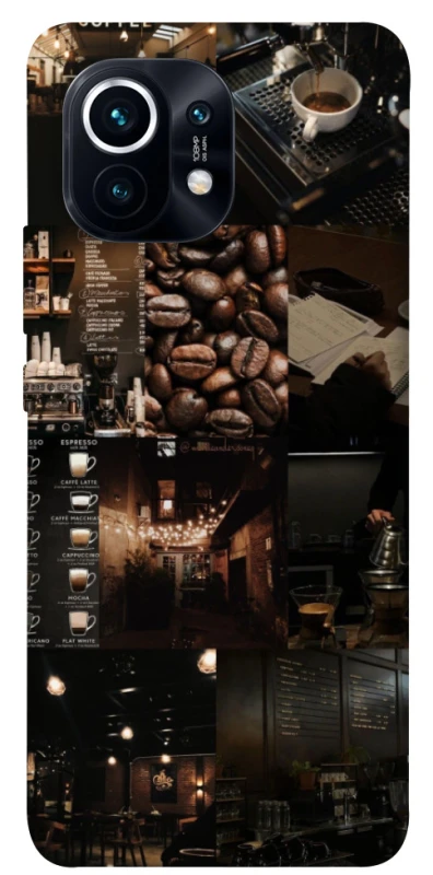 Чохол на Xiaomi Mi 11 Coffee collage ver.1 фото 1 з 1