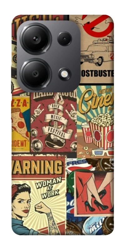 Чохол на Xiaomi Redmi Note 13 Pro 4G Retro collage ver.2 фото 1 з 1
