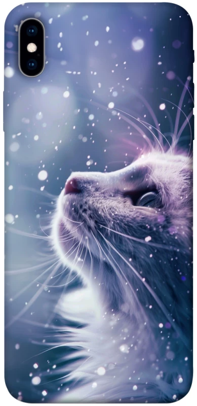 Чехол на Apple iPhone XS Max (6.5") Snow cat фото 1 из 1